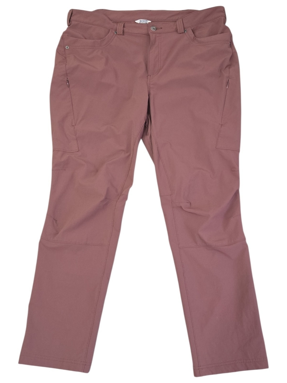 Duluth Trading Co Flexpedition Pants Womens 18x29 Rosewood Mauve Cargo Hiking